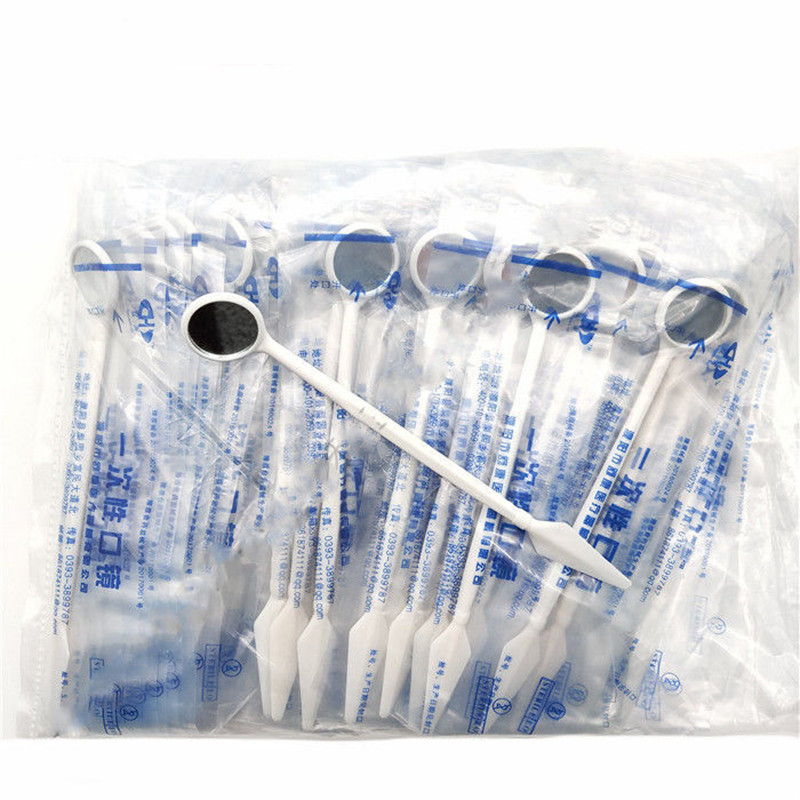 Teeth Whitening For Photos - 100 adet plastik diş ağız ayna