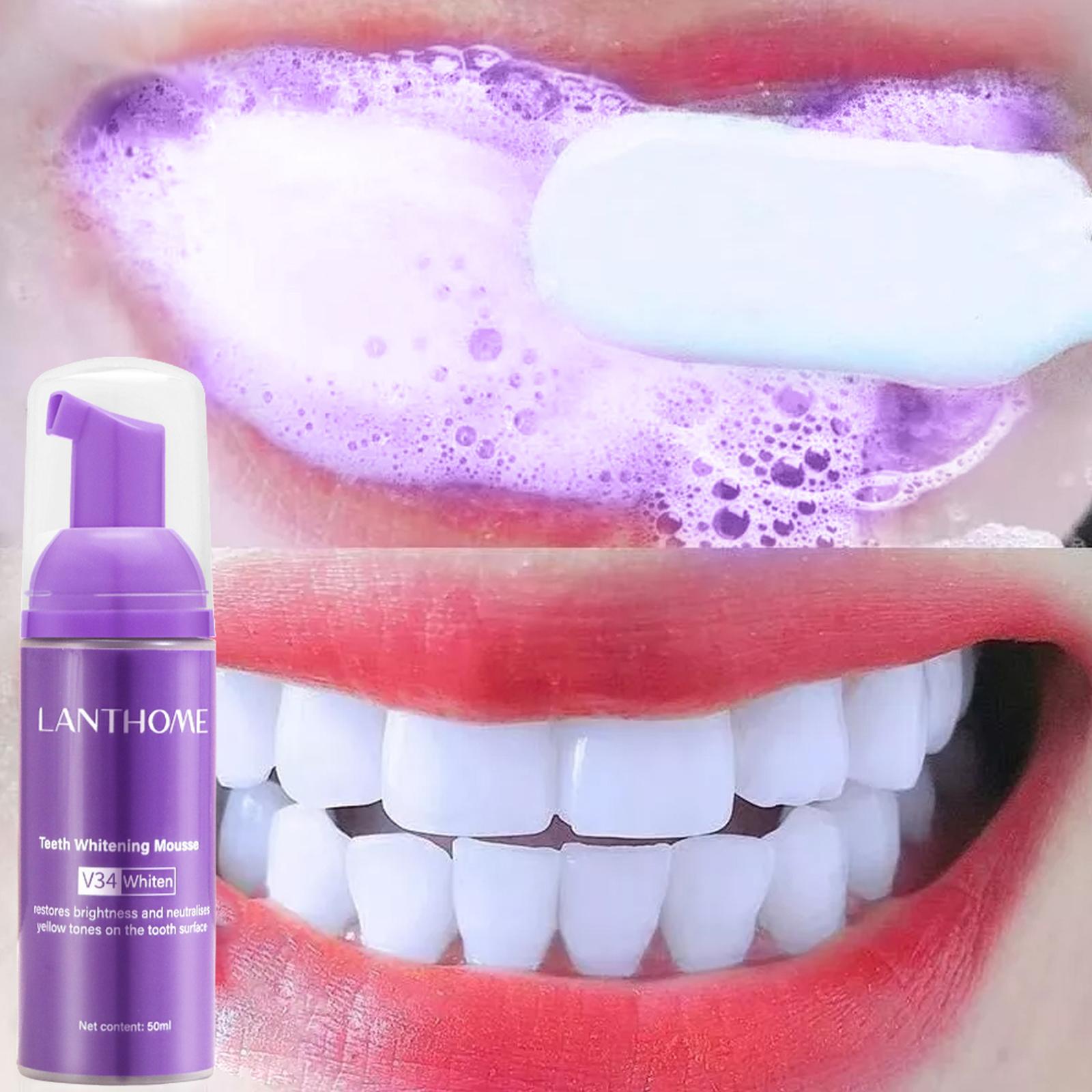 Teeth Whitening Effective - V34 Köpük Diş Temizleme Diş Macunu