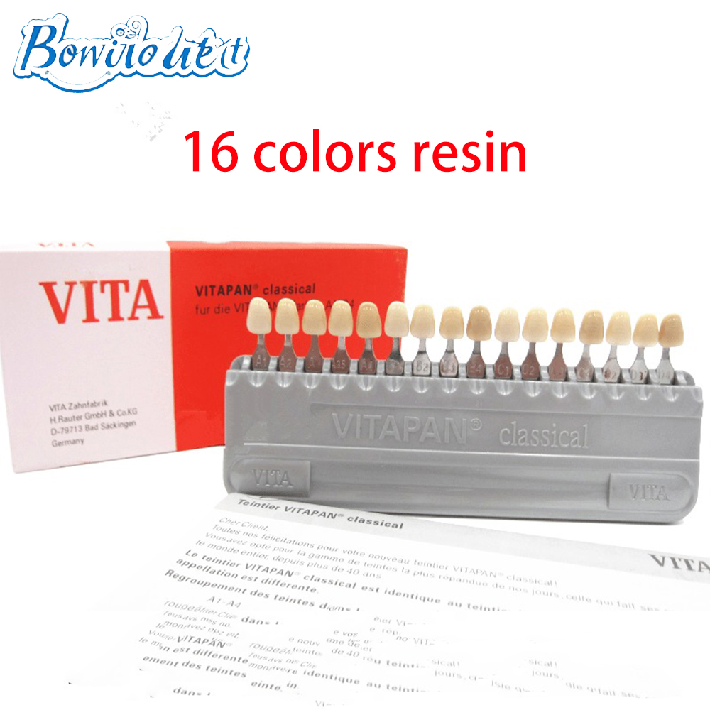 Teeth Whitening Shade Guide - VITA 16 Renk Diş Tonu Kılavuzu
