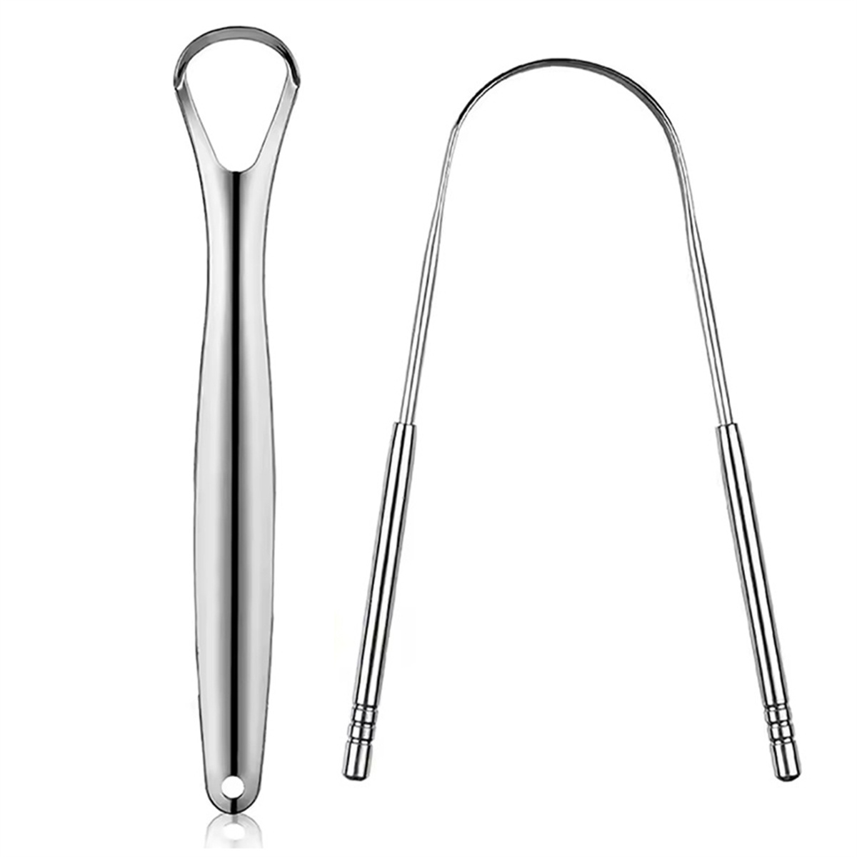 Tongue Scraper Metal - 1/2/3 Adet Paslanmaz Çelik Dil Kazıyıcı