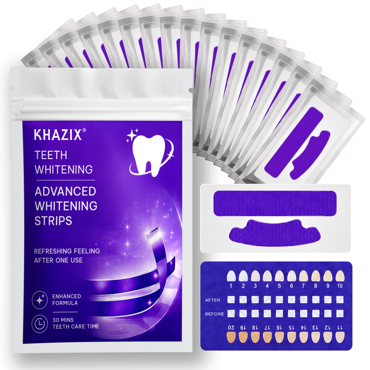 Teeth Whitening Strips Crest - Daha Beyaz Görünümlü Bir Gülümseme İçin