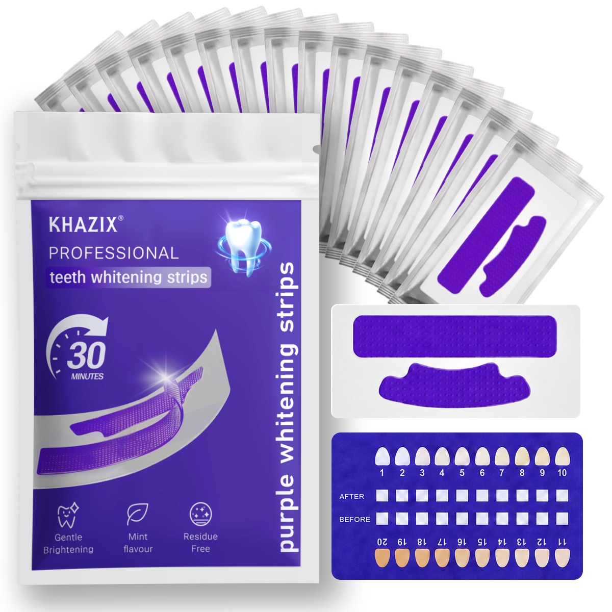 Teeth Whitening Strips Crest - 7 Adet Diş Beyazlatma Bandı, Daha