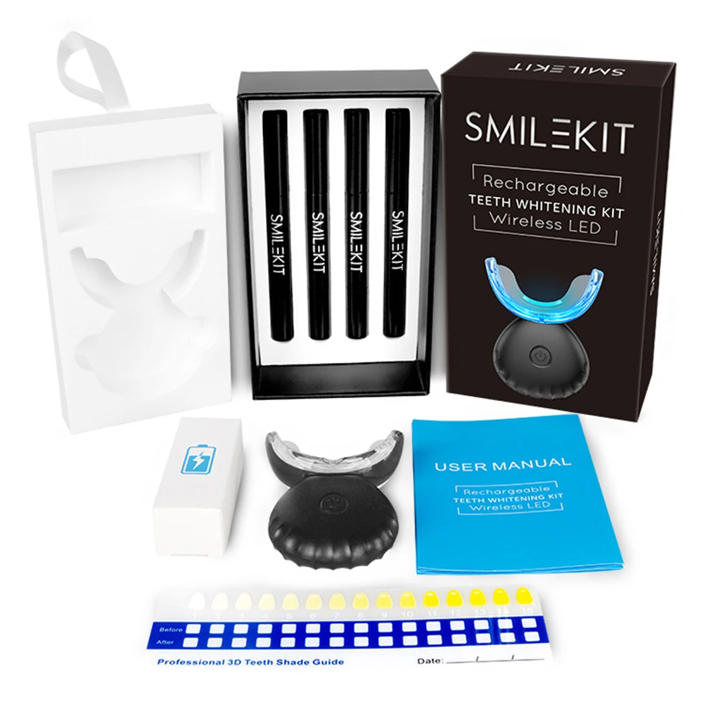 Teeth Whitening Blue Light - Diş Diş Beyazlatma Kiti Mini 16