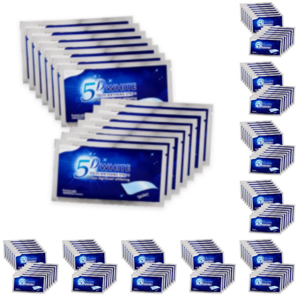Teeth Whitening Effects - 70/140 Pairs 5D beyaz diş beyazlatma