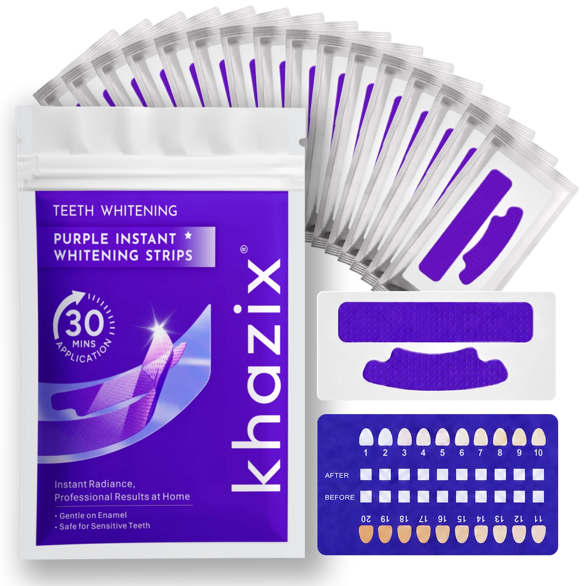 Teeth Whitening Strips Crest - Daha Beyaz Görünümlü Bir Gülümseme İçin