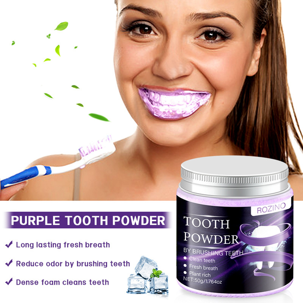 Teeth Whitening For Photos - Mor Beyaz Diş Tozu, İnatçı Lekeleri