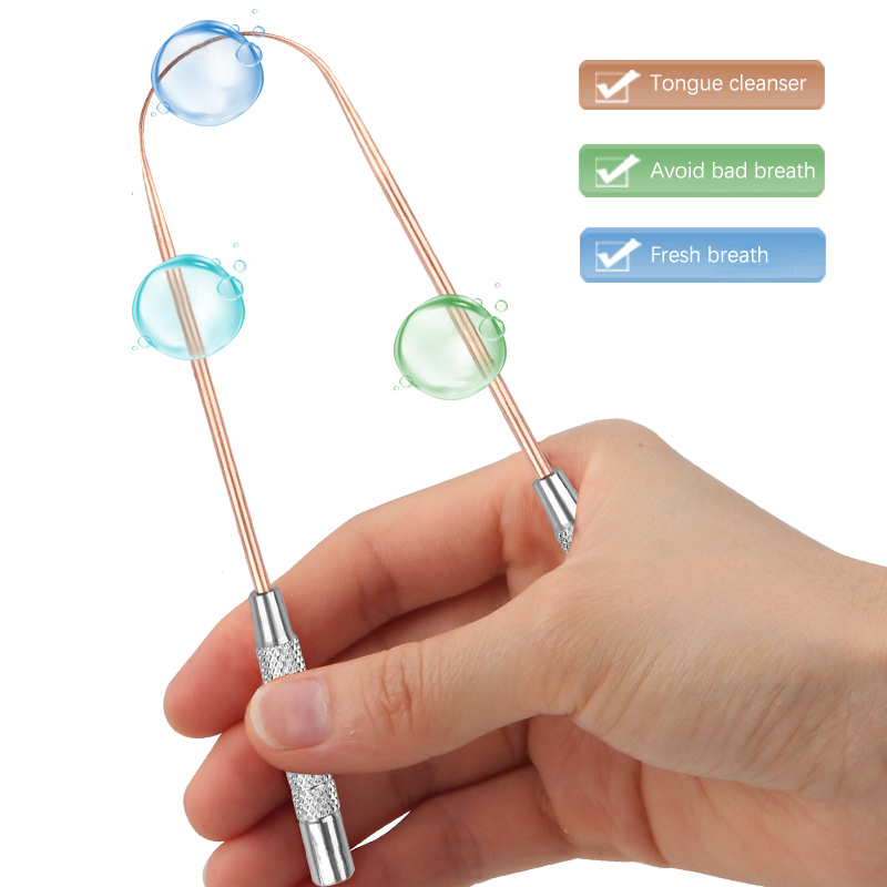 1 adet bakır dil kazıyıcı ağız - Tongue Scraper Metal incelemesi ve fiyatı