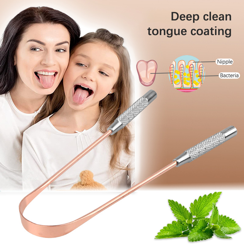 1 adet bakır dil kazıyıcı ağız - Tongue Scraper Metal incelemesi ve fiyatı