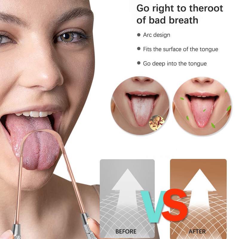 1 adet bakır dil kazıyıcı ağız - Tongue Scraper Metal incelemesi ve fiyatı