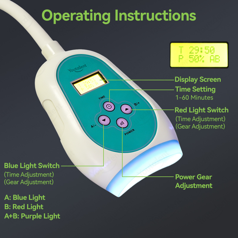 50W Diş Dokunmatik Ekranlı 3 R - Teeth Whitening Led Light incelemesi ve fiyatı