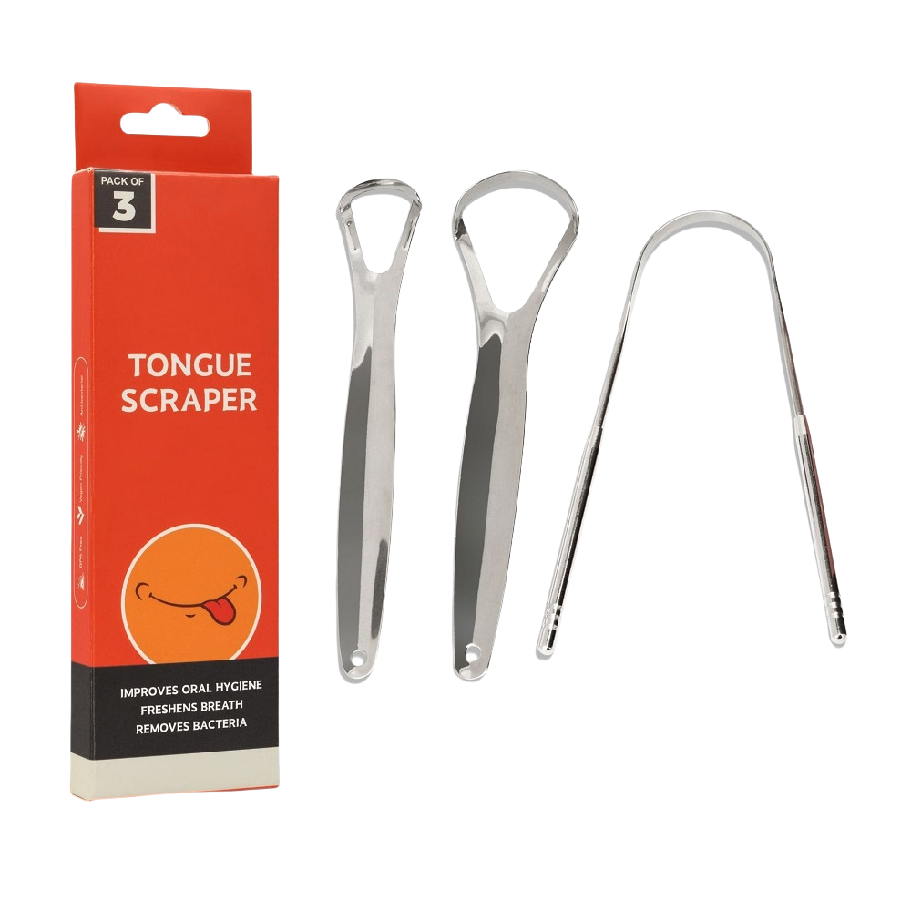 Yetişkinler ve çocuklar için 3 - Tongue Scraper Metal incelemesi ve fiyatı