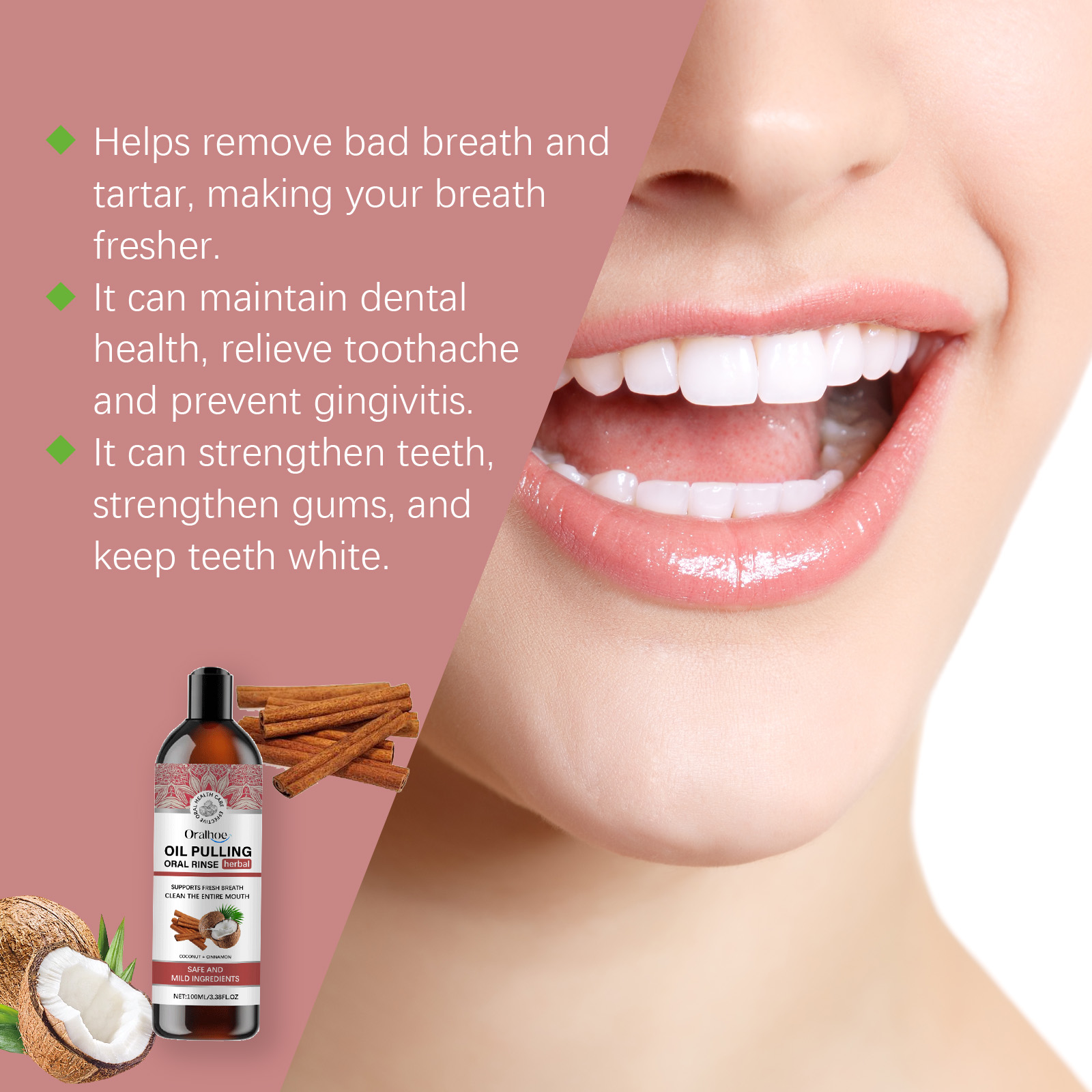 Hindistan Cevizi Çekme Yağı Ga - Teeth Whitening With Coconut Oil incelemesi ve fiyatı