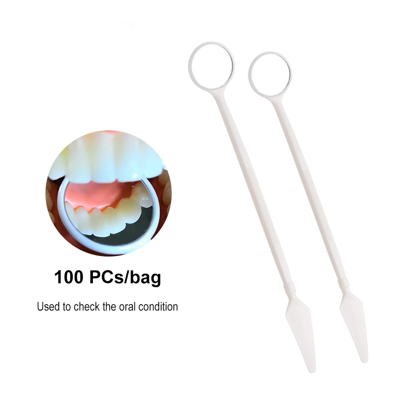 100 adet/torba Diş Ağız Aynası - Teeth Whitening For Photos incelemesi ve fiyatı