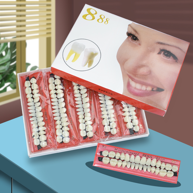 28 Diş Diş Reçine Protez Seti  - Teeth Whitening Shade Guide incelemesi ve fiyatı