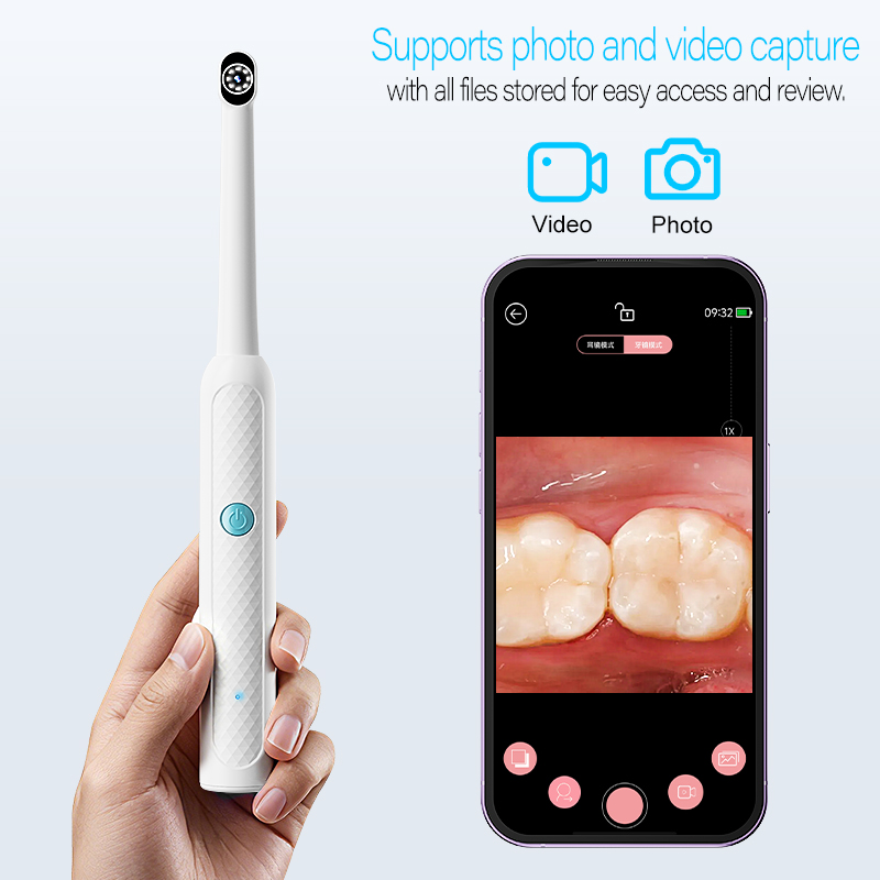 El Tipi WIFI Oral Endoskop HD1 - Teeth Whitening Video incelemesi ve fiyatı