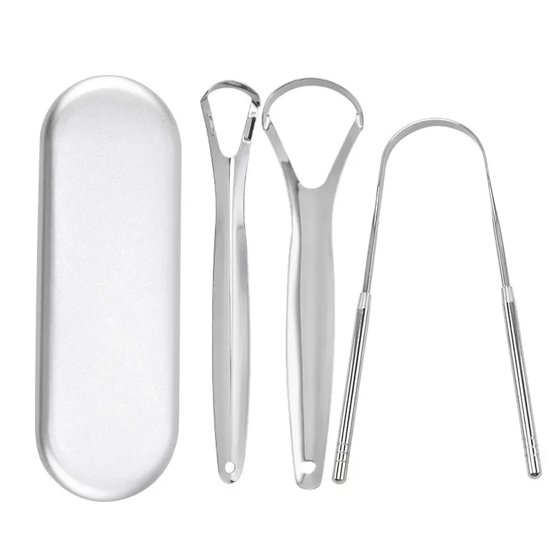 Premium 1 adet/3 adet Metal Di - Tongue Scraper Metal incelemesi ve fiyatı